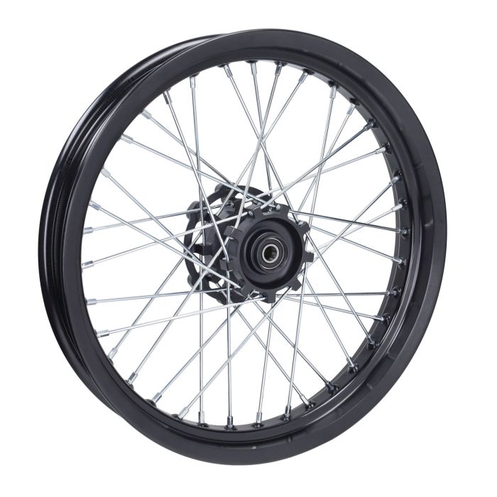 Roue avant complète à rayons 2.50x17 noir SMX Rieju MRT - vue 3
