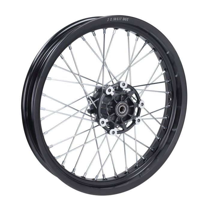 Roue avant complète à rayons 2.50x17 noir SMX Rieju MRT - vue 5