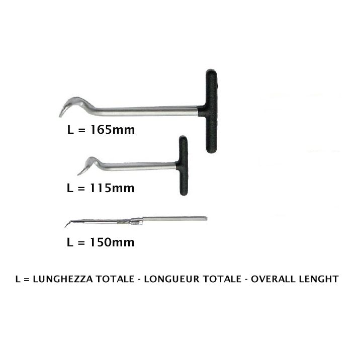 Outillage Buzzetti kit de démontage joint torique anneau de retenue 3 unités 4943
