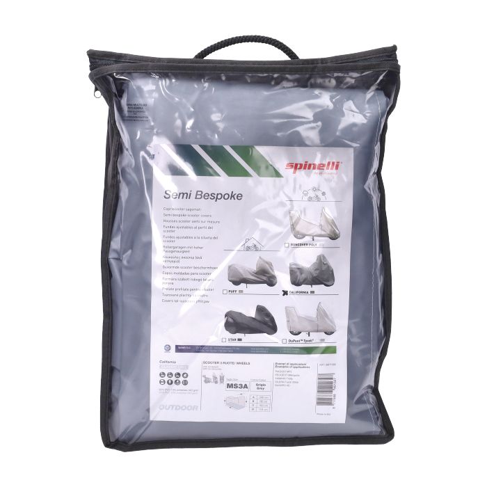 Housse de protection Bogart avec pare-brise gris metropolis MP3 - vue 2