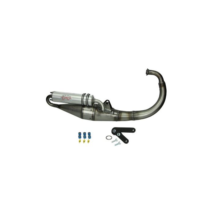 échappement Leovince hm tt minarelli vert 4091 - vue 3