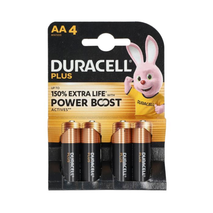 Batterie Duracell AA 1,5V Plus augmentation puissance lot de 4 - vue 2