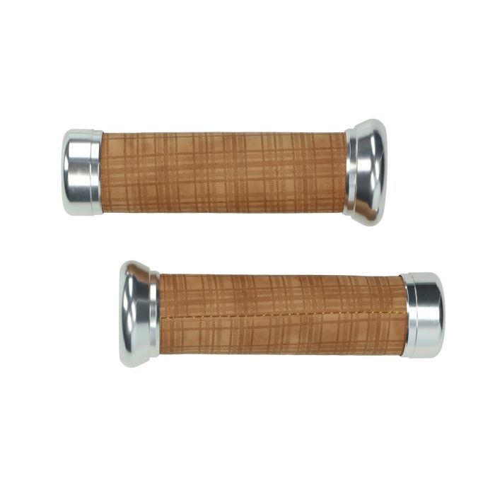 Poignées Power1 Retro2 alu diamond cognac - vue 2