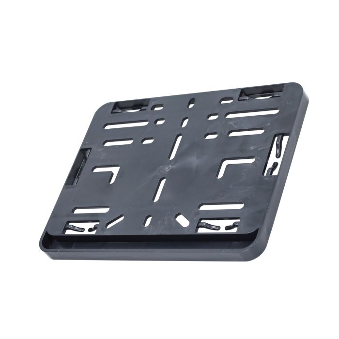 Support plaque d'immatriculation moto noir