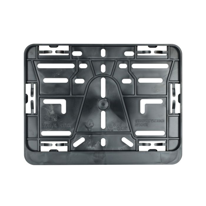 Support plaque d'immatriculation moto noir - vue 2