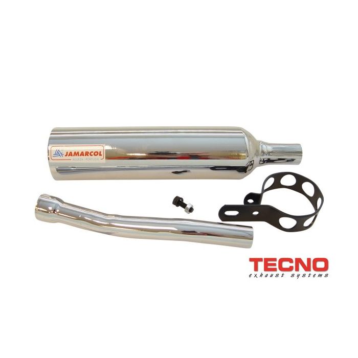Silencieux Jamarcol chrome DT-MX Yamaha - vue 2