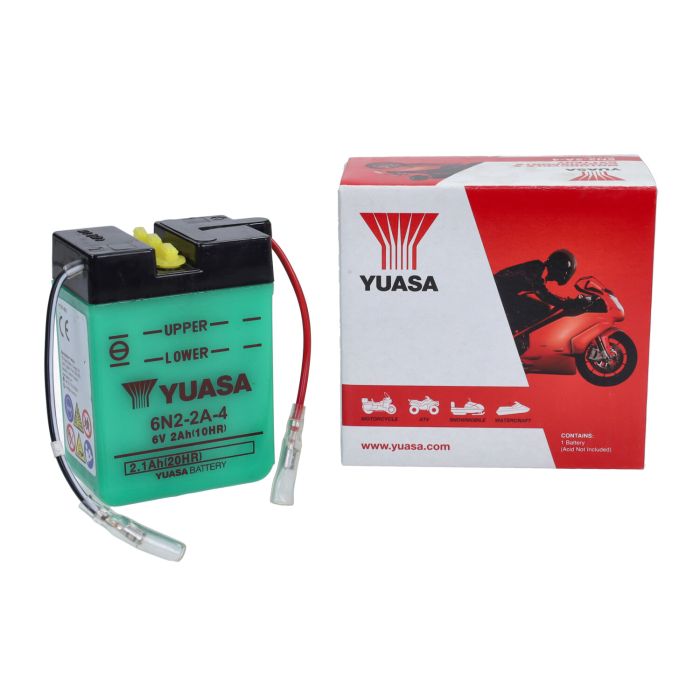Batterie Yuasa 6N2-2A 6V - vue 2