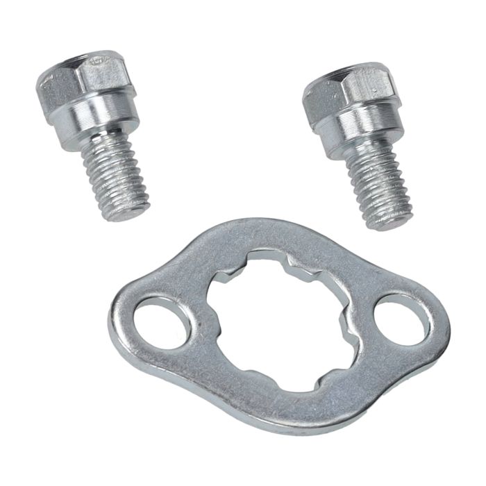 Rondelle à verrouiller et boulon de fixation roue chaîne avant MB8, MT, MT8, MTX, MTX80 - vue 2