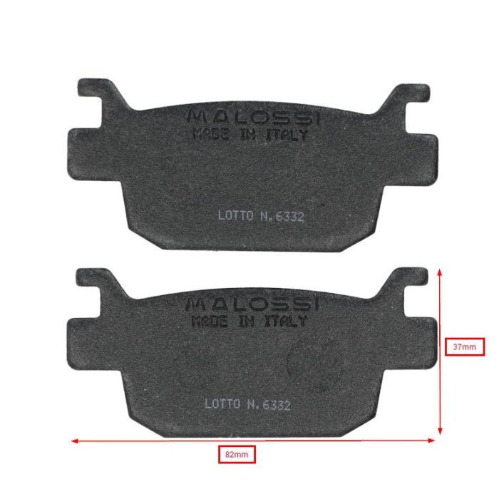 Plaquette de frein Malossi arrière ADV150, ADV350, Forza 125, Forza 300, Forza 350, SH 125/150 6215016BB