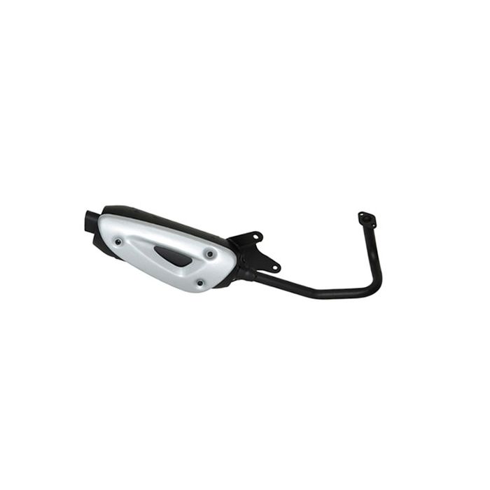 Silencieux Tecno échappement droit 10 pouces noir Kisbee 4T SCO China 4T SCO GY6 - vue 2