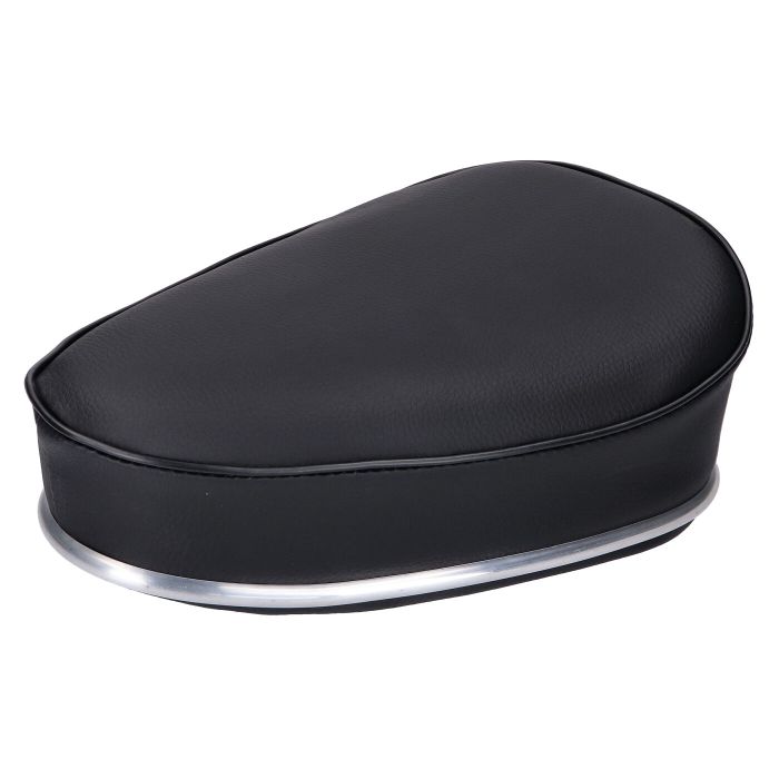 Selle modèle Oldtimer Condor noir/chrome - vue 2