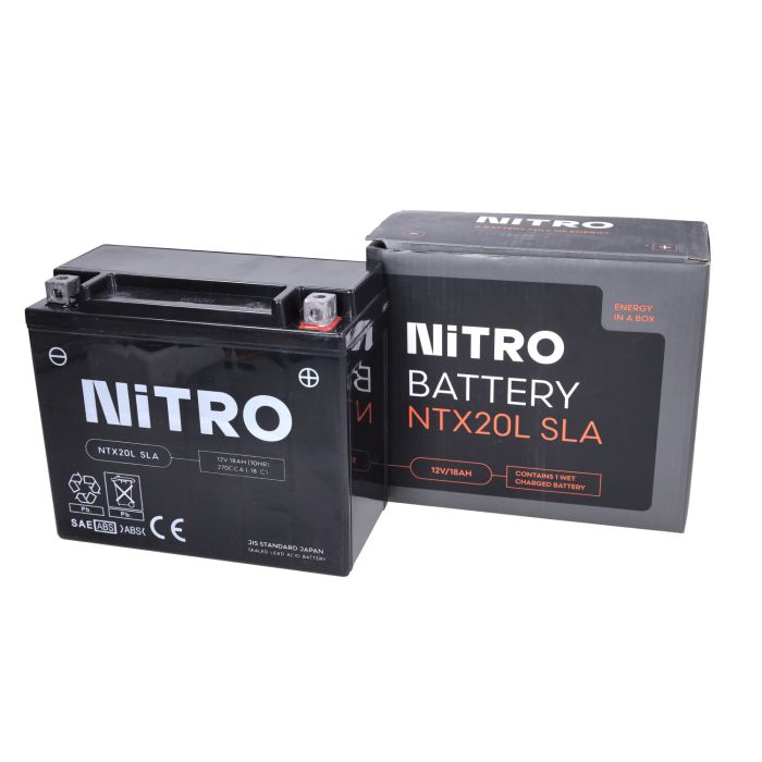 Batterie Nitro NTX20L-SLA/YTX20L-BS gel sans entretien - vue 2