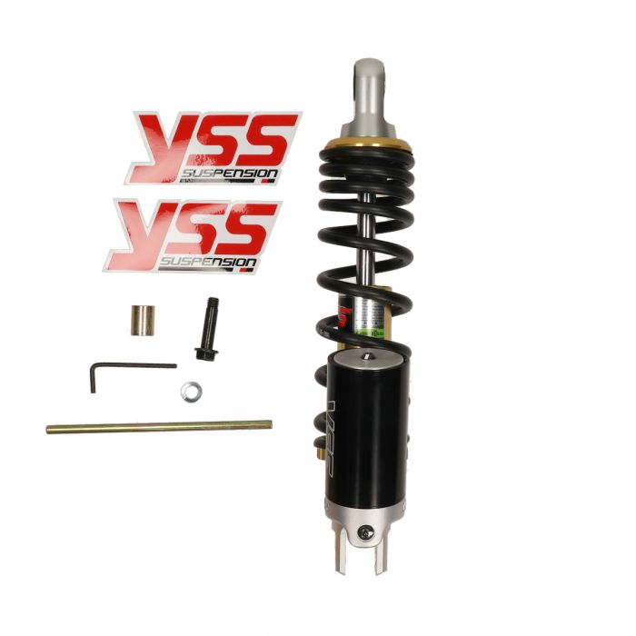 Amortisseur YSS réservoir de gaz série G 310mm noir/or Minarelli Peugeot - vue 3