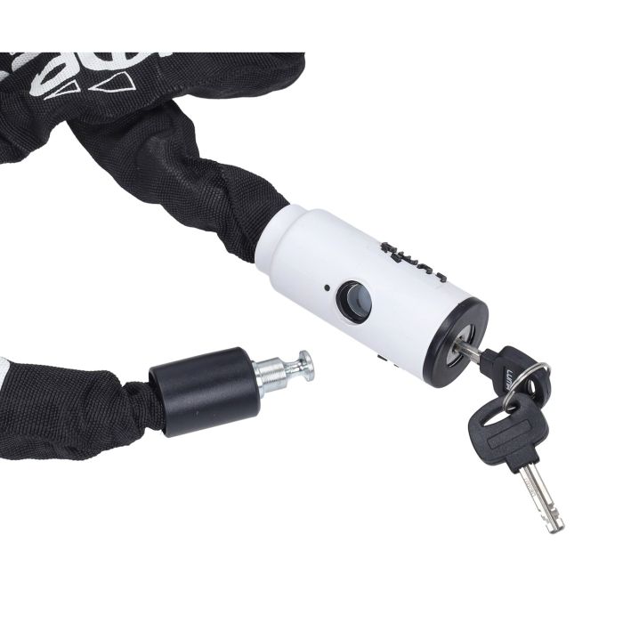 Serrure à chaîne Luma antivol automatique 120 cm blanc - vue 4