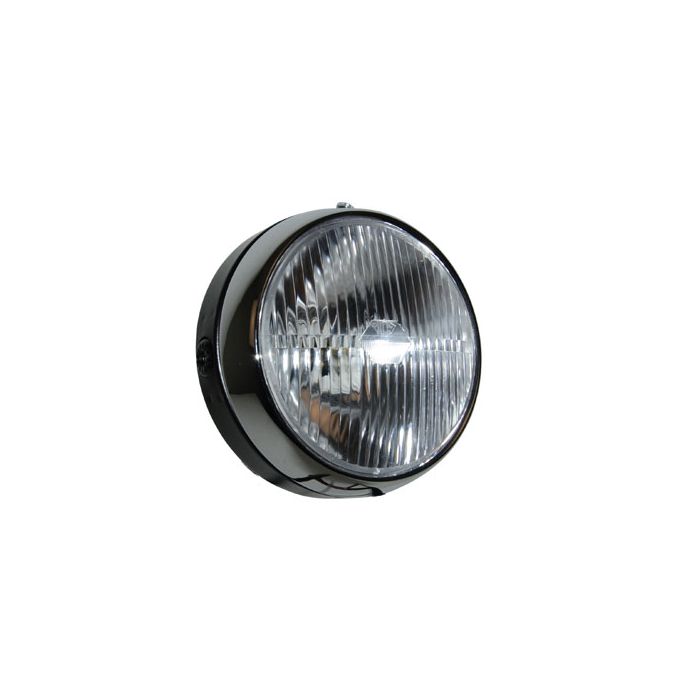 Phare Guia autour 145 mm noir/chrome cyclomoteur - vue 2
