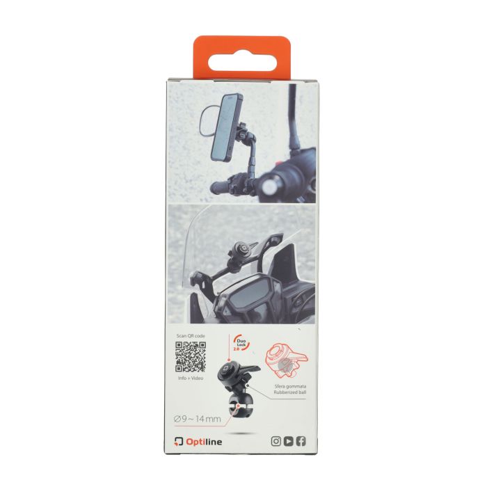 Adaptateur Lampa téléphone Miroir optique Barre de rétroviseur + pare-brise courte 90438 - vue 4
