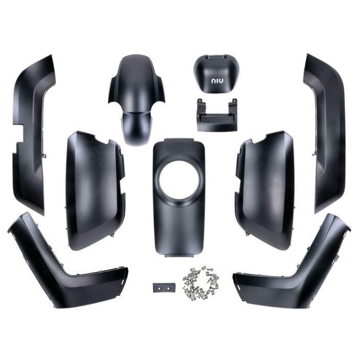 Carénage DMP NIU-N1 noir mat 10 pièces