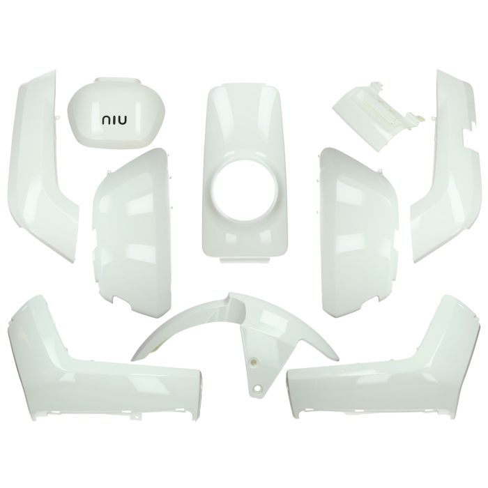 Carénage DMP NIU-N1 blanc 10 pièces - vue 2