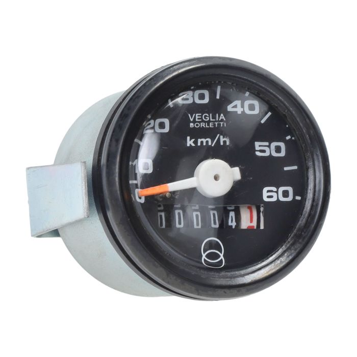 Compteur kilométrique 60km/pu noir/chrome 48mm noir/chrome camino, kreidler, puch, simson, zundapp - vue 5