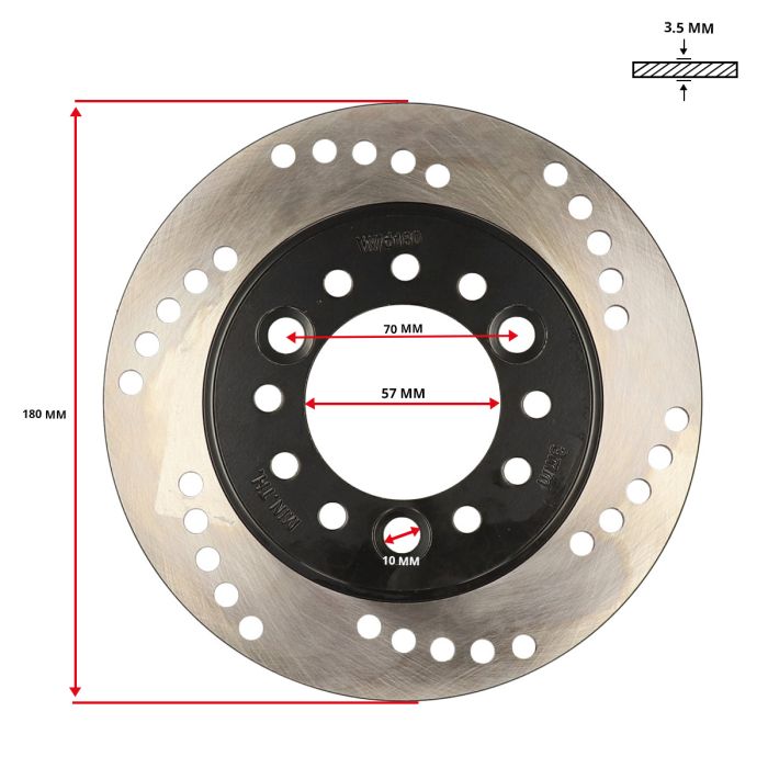 Disque de frein arrière Niu N1S - vue 2