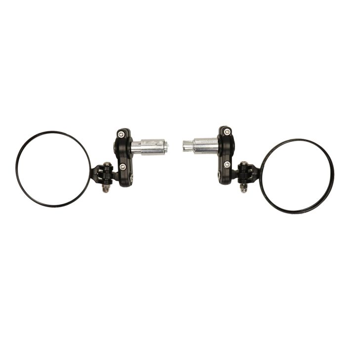 Paire de rétroviseurs DMP support guidon bar end CNC carbone GTS - vue 5