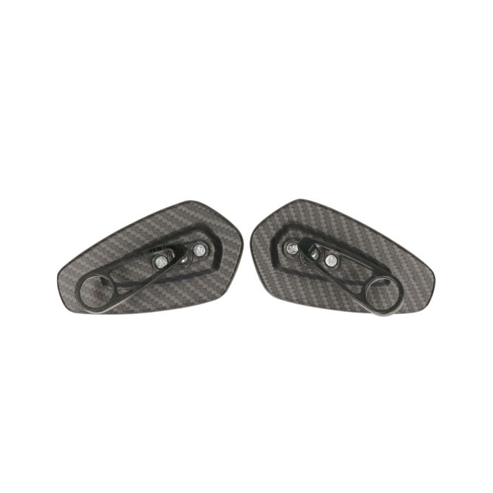 Paire de rétroviseurs DMP support de guidon ovale bar end CNC carbone GTS - vue 5