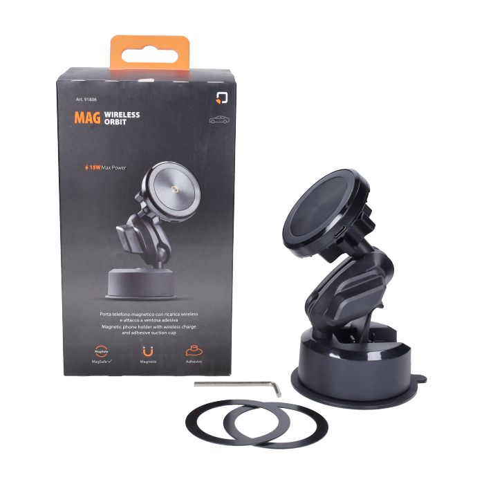 Support Optiline téléphone chargeur tableau de bord avant Minicar 91806 - vue 3
