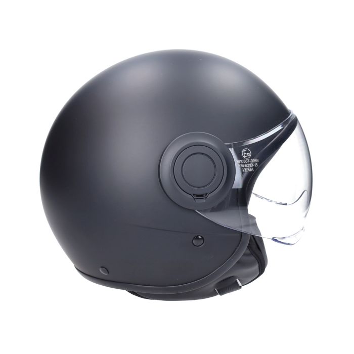 Casque Cab demi-jet E-06 intérieur noir S noir mat - vue 2