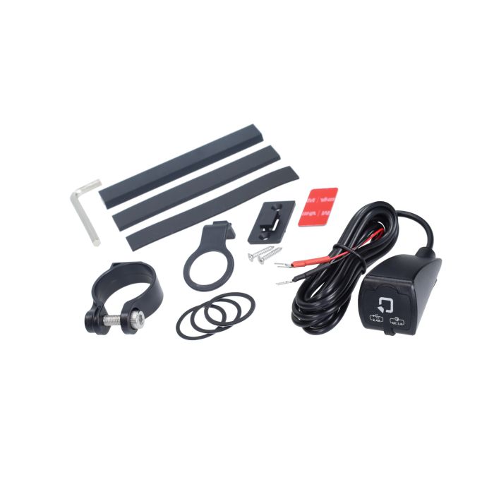 Chargeur USB Optiline 30W 12/24V support guidon étanche 91812 - vue 4