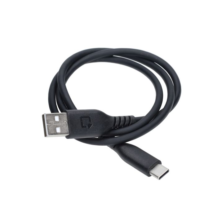 Câble de chargement Optiline silicone USB A vers USB C 60 cm noir 91787 - vue 2