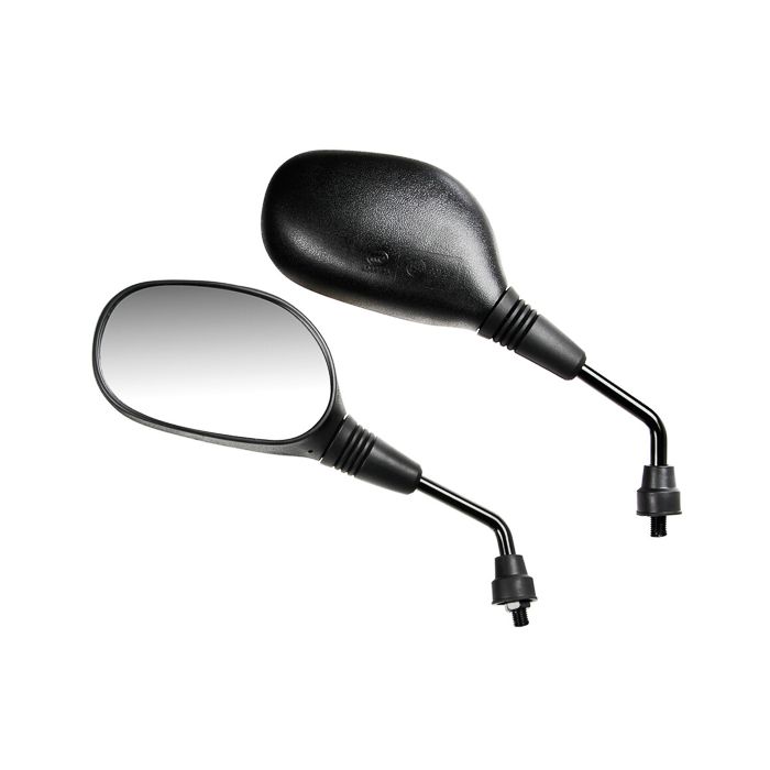 Paire de rétroviseurs Lampa universel Approbation électronique TRAX m10x1,25 noir 90432