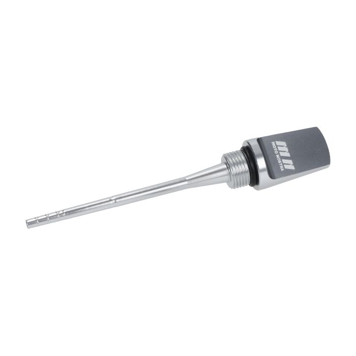 Jauge d'huile Moto-Nostra aluminium argent GTS 125cc, GTS 250cc, GTS 300, GTS 310, Vespa MN1059SI - vue 4