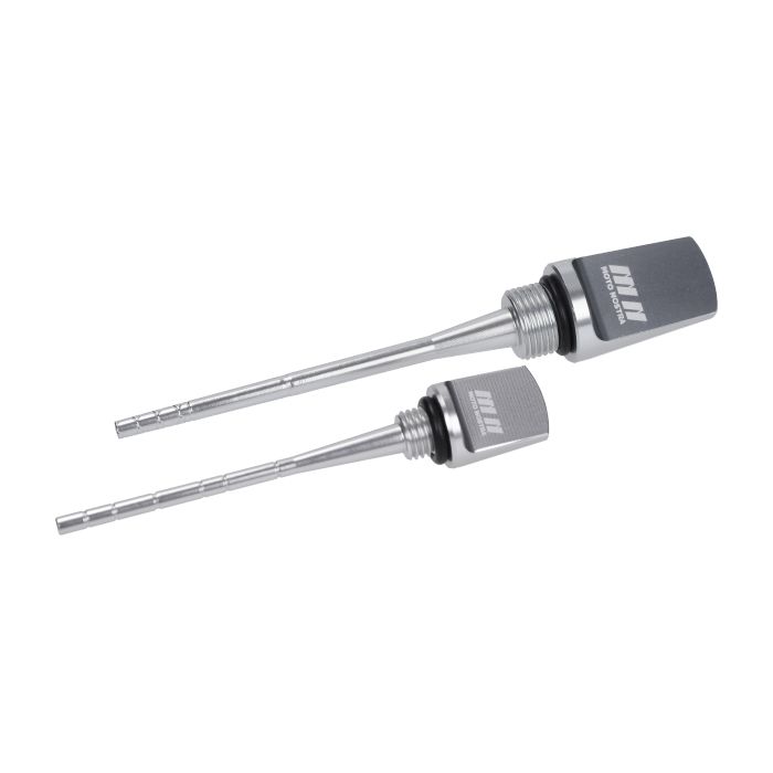 Jauge d'huile Moto-Nostra fixer aluminium l'argent gts 125cc, gts 250cc, gts 300, gtv, mp3, vespa mn1075si=op=op - vue 2
