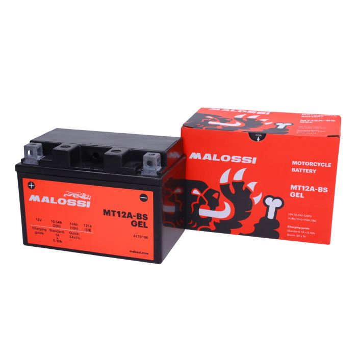 Batterie Malossi MT12A-BS Gel burgman 400cc, downtown 300, people s 300, x-town 4419166 - vue 2