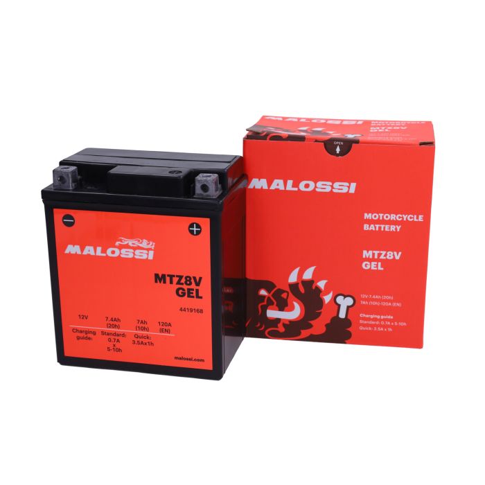 Batterie Malossi euro-4/5 MTZ8V Gel x-max 300, x-max 400cc 4419168 - vue 2