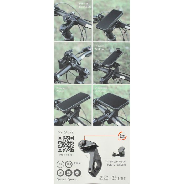 Adaptateur Lampa étui de téléphone titulaire montage guidon 22-35mm 91772 - vue 3