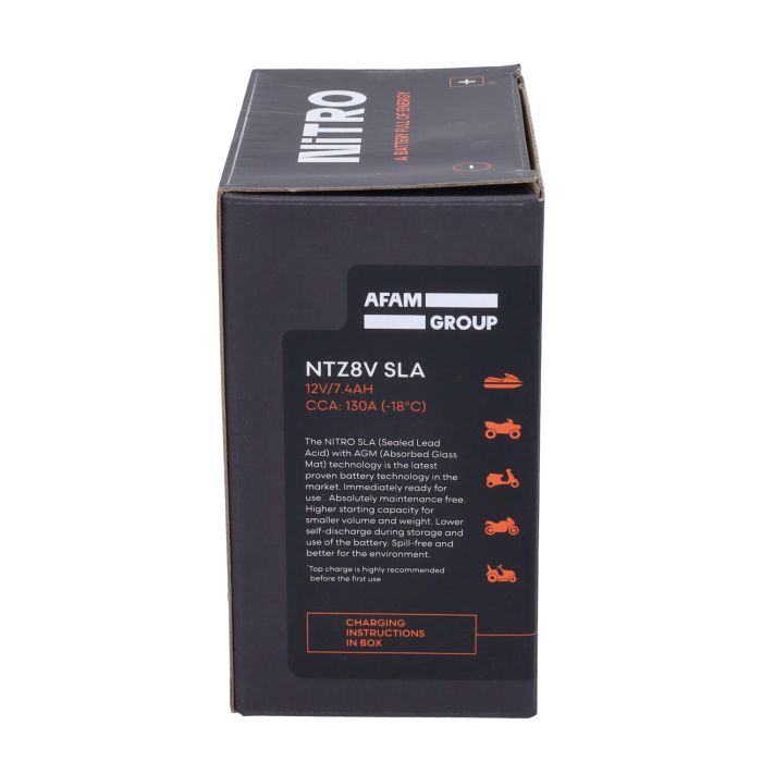 Batterie Nitro NTZ8V/YTZ8V laitue/gel Euro 4/5 PCX 125 IE X-MAX 400cc - vue 3