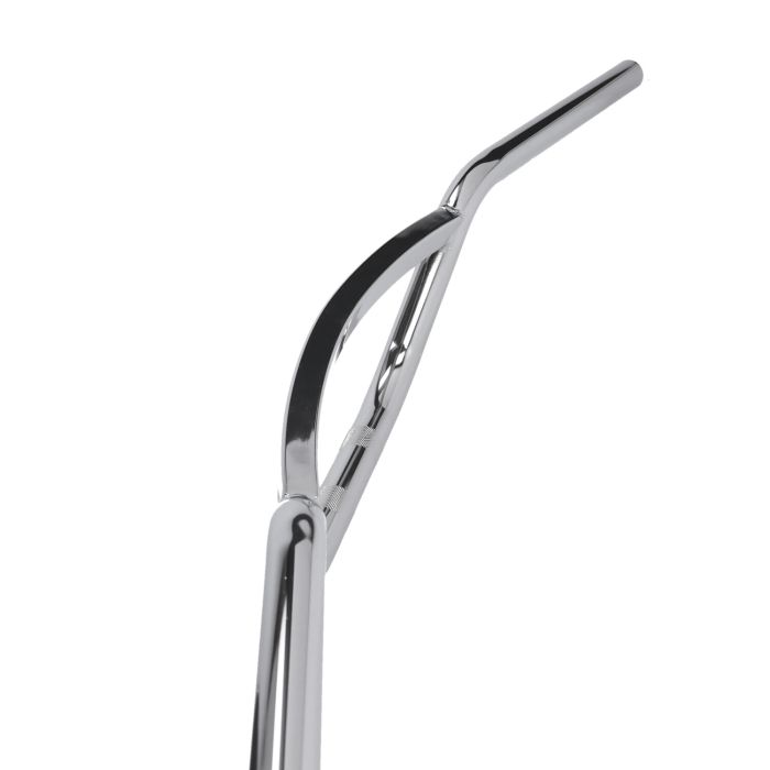 Guidon courbé élevé Tomaselli chrome - vue 4