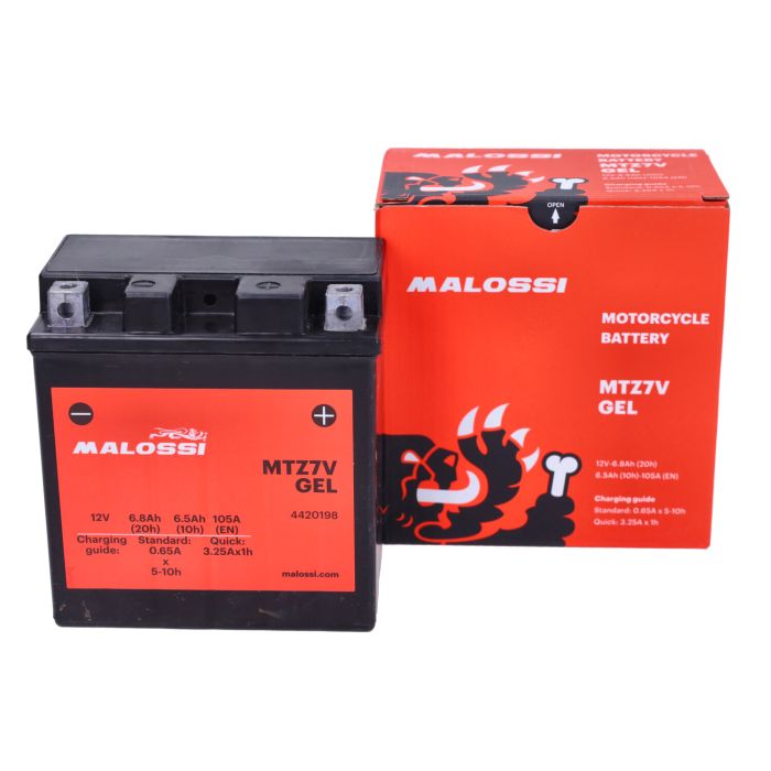 Batterie Malossi Gel MT7V Euro-5 N-Max 125 / Tricity 125 - vue 3
