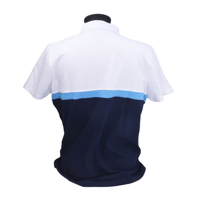 Polo Polini L blanc/bleu 098.2677/l - vue 3