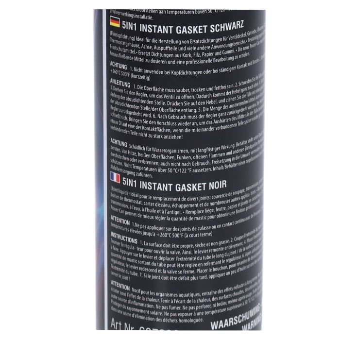 Joint 5 in 1 liquide seringue 200 mL noir - vue 3