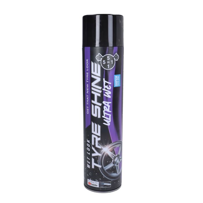 Bombe aérosol éclat de pneu noir 650 ml 5 in 1 - vue 4