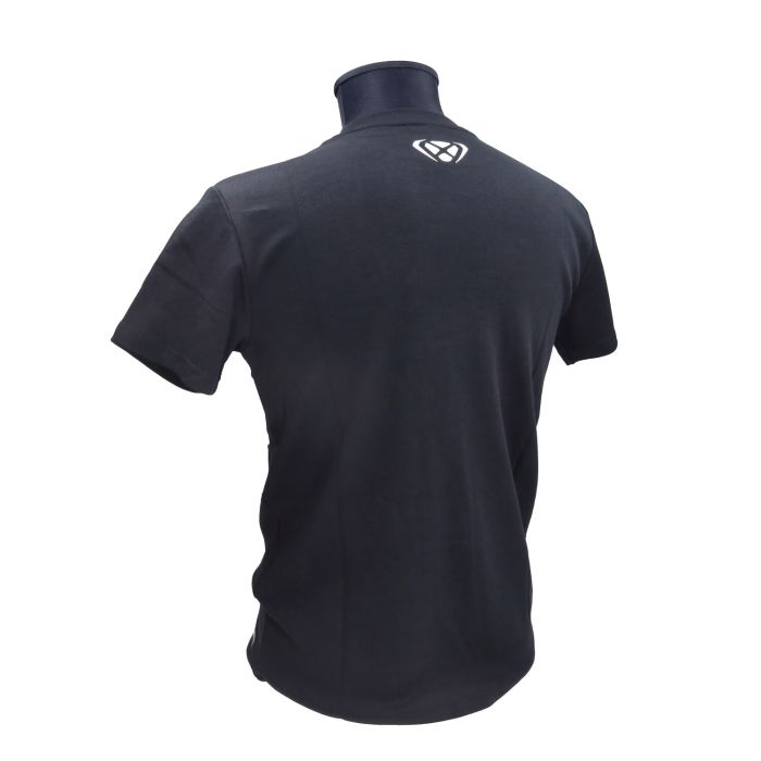 T-shirt manches courtes Aprilia original mot [apr racing] [Racing] S noir 8l0010m02blk - vue 3
