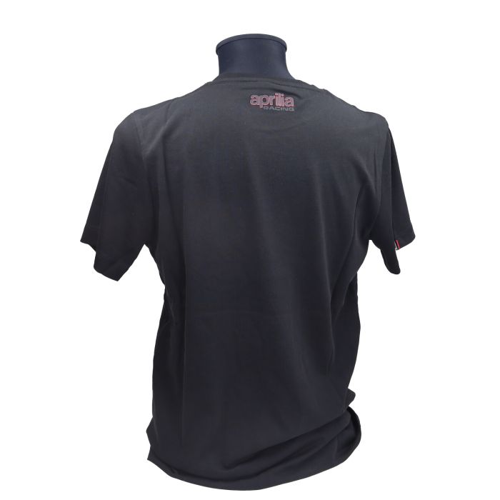 T-shirt manches courtes Aprilia Racing M noir 607898m02b - vue 3