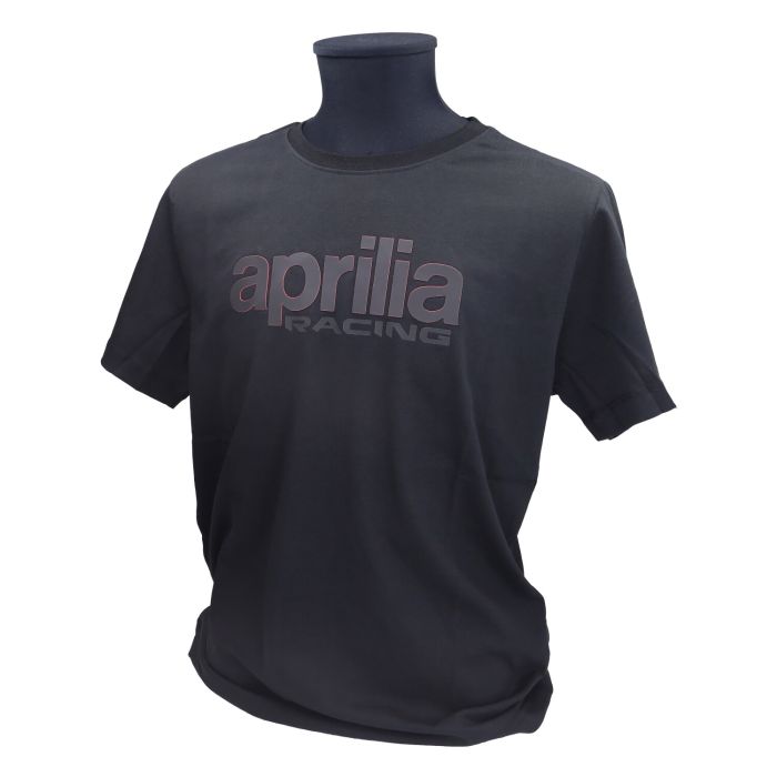 T-shirt manches courtes Aprilia Racing noir L 607898m03b - vue 2