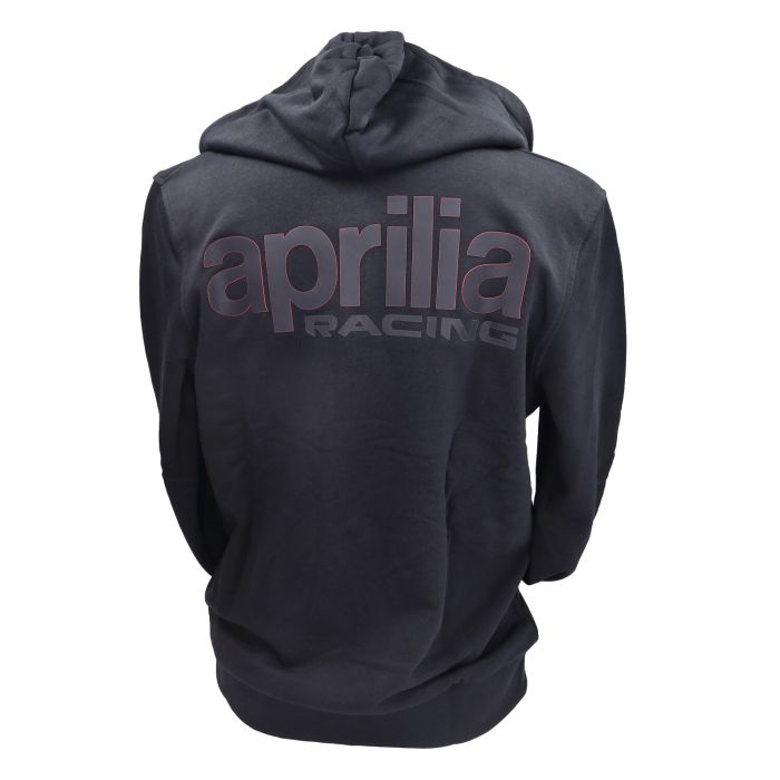 Sweat à capuche Aprilia original Course L noir/rouge 607899m03b - vue 3