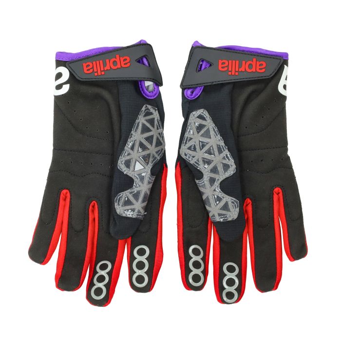 Jeu de gants Aprilia original course roue M noir/rouge 8t0023m03blk