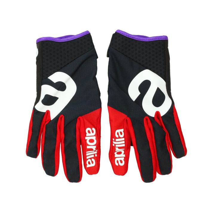 Jeu de gants Aprilia original course roue M noir/rouge 8t0023m03blk - vue 3