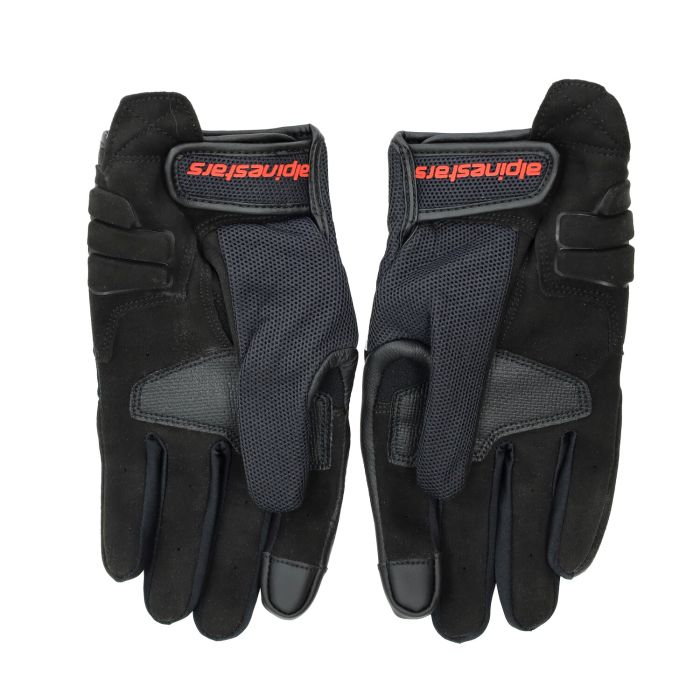 Jeu de gants Aprilia original course avec les poings et le toucher - air dash rapide - L noir 8t0003m04blk - vue 3