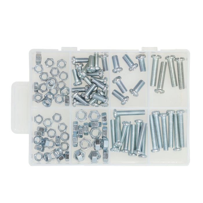 Boîte assortie boulon + écrou M5,M6 105pcs - vue 2